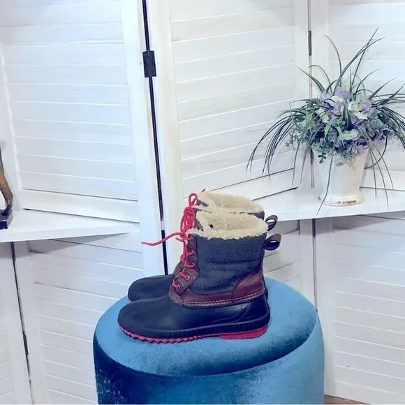 Gap Kids Thinsulate Duck Boots Unisex Charcoal Gray Toddler Size 3 4 - Picture 3 of 7